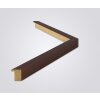 Cornice Walther in legno Madrid 15x20 cm vetro antiriflesso marrone scuro