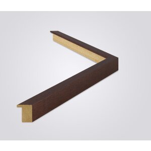Walther Cornice in legno Madrid 20x28 cm vetro antiriflesso marrone scuro