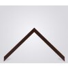 Walther cornice in legno Madrid 25x60 cm vetro antiriflesso marrone scuro