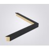 Walther cornice in legno Madrid 23x70 cm vetro nero antiriflesso