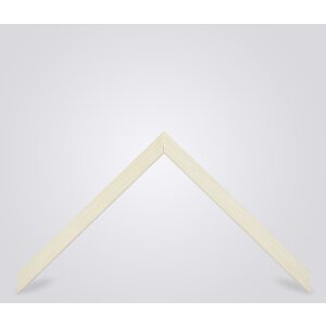 Telaio in legno Walther Madrid 23x70 cm vetro antiriflesso bianco crema
