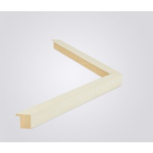Walther Cornice in legno Madrid 50x70 cm crema vetro...