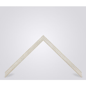 Walther cornice in legno Madrid 35x100 cm vetro antiriflesso crema