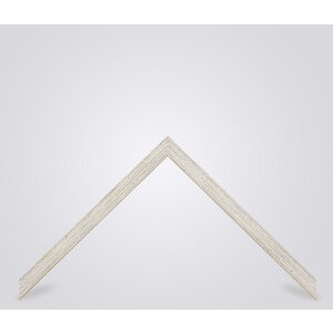 Walther Cornice in legno Madrid 70x70 cm crema Vetro Antireflex