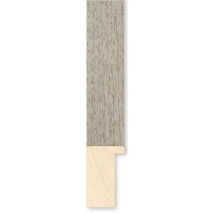 Walther cornice in legno Madrid 35x50 cm struttura in rovere crema vetro antiriflesso