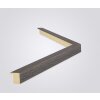 Walther Cornice in legno Madrid 7x10 cm Struttura in rovere grigio Vetro antiriflesso