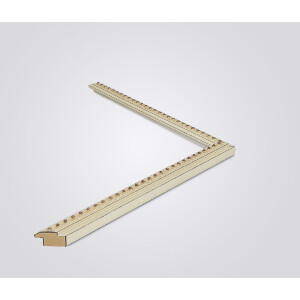 Walther Cornice barocca in legno Elks White 40x50 cm Vetro antiriflesso