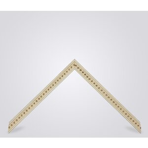 Walther cornice barocca in legno alce bianco 9x13 cm vetro antiriflesso