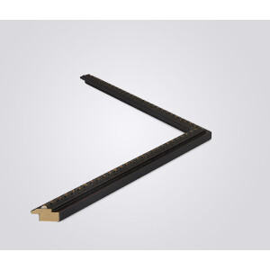 Walther Cornice barocca in legno nero Elks 30x30 cm Vetro antiriflesso
