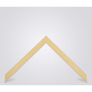 Walther Cornice in legno Bilbao con bordo argento 10x10 cm vetro naturale Antireflex