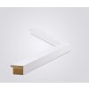 Walther Cornice in legno Jerez bianco 13x13 cm Vetro antiriflesso