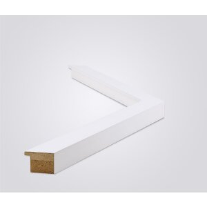 Walther Cornice in legno Jerez bianco 28x35 cm Vetro antiriflesso