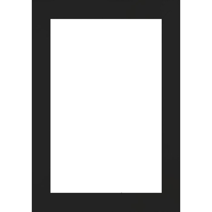 Walther Cornice in legno Jerez nero 13x13 cm Vetro antiriflesso