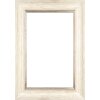Walther Cornice in legno Vigo 50x60 cm bianca con bordo argentato vetro antiriflesso
