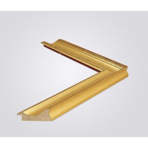 Walther Cornice in legno Vigo 60x90 cm oro con bordo argento vetro antiriflesso
