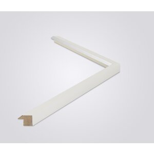 Walther cornice in legno Gijon bianco 14,8x21 cm vetro antiriflesso