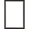 Walther cornice in legno Gijon nero 27x48 cm vetro antiriflesso