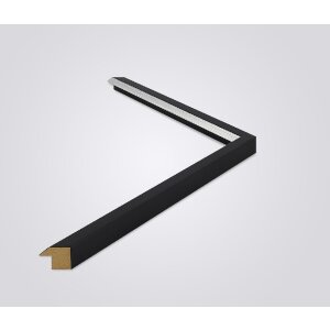 Walther Cornice in legno Gijon nero 9x13 cm Vetro antiriflesso