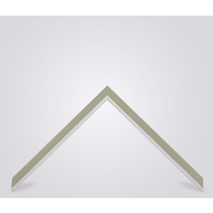 Walther cornice in legno grigio Gijon 23x70 cm vetro antiriflesso