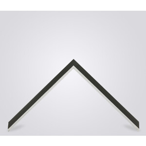 Walther Cornice in legno Gijon antracite 10x10 cm Vetro antiriflesso