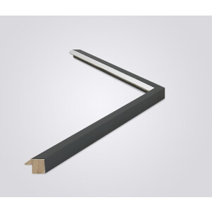 Walther cornice in legno Gijon antracite 20x25 cm vetro antiriflesso