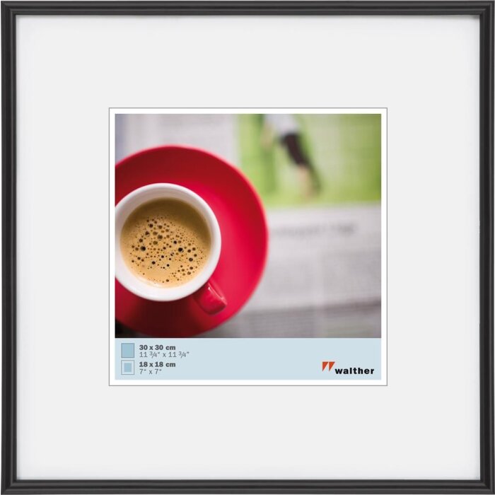 Cornice 30x30 GALERIA nero