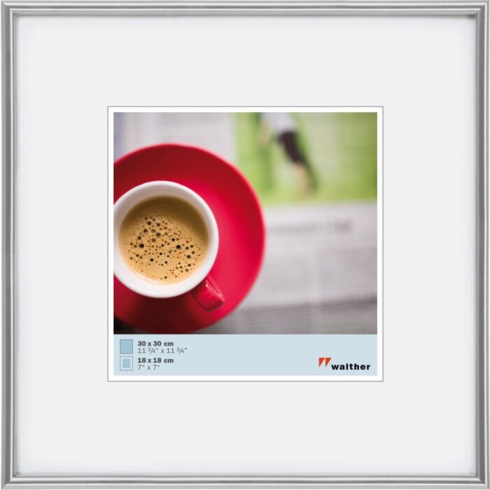 Cornice in plastica GALERIA 30x30 cm - argento