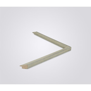 Walther Cornice in legno Palma crema 23x70 cm Vetro antiriflesso
