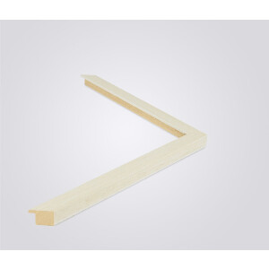 Walther cornice in legno Malaga bianco crema 20x20 cm vetro antiriflesso