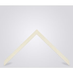 Walther Cornice in legno Malaga bianco crema 30x45 cm Vetro antiriflesso