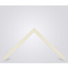 Walther cornice in legno Malaga bianco crema 59,4x84,1 cm vetro antiriflesso