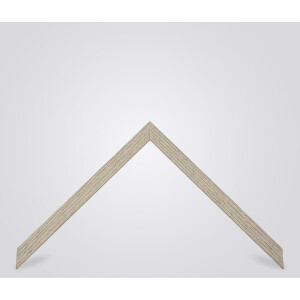 Walther cornice in legno Malaga crema 25x50 cm vetro antiriflesso