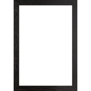 Walther Cornice in legno Malaga nero 42x59,4 cm Vetro...