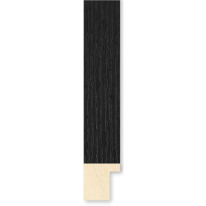 Walther cornice in legno Malaga nero 70x100 cm vetro antiriflesso