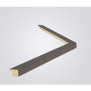 Walther Telaio in legno Malaga Grigio 70x70 cm Vetro antiriflesso