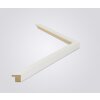 Walther Cornice in legno Malaga bianco 25x60 cm Vetro antiriflesso