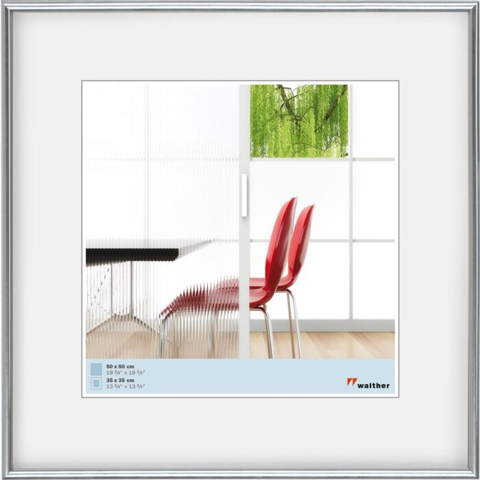 Walther Telaio in plastica GALERIA 40x40 argento