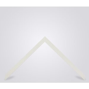 Walther cornice in legno Malaga bianco 59,4x84,1 cm vetro antiriflesso