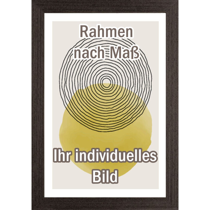 Walther Telaio in legno Saragozza nero 60x60 cm Vetro antiriflesso