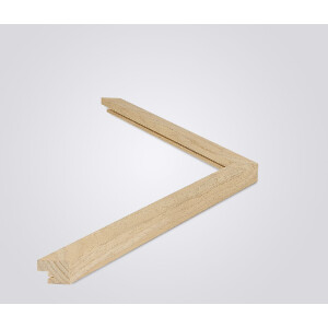 Walther cornice in legno Saragozza naturale 13x13 cm vetro antiriflesso