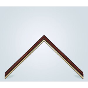 Walther Cornice in legno Murcia marrone vetro trasparente 15x20 cm