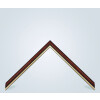 Walther Cornice in legno Murcia marrone vetro trasparente 60x80 cm