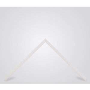 Walther Cornice in legno bianco Siviglia 21x29,7 cm vetro trasparente