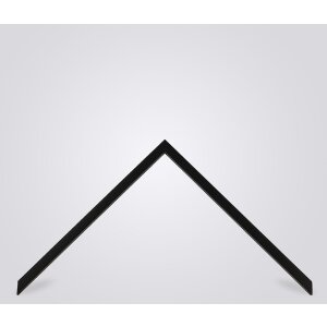 Telaio in legno Walther Siviglia nero 20x20 cm vetro trasparente