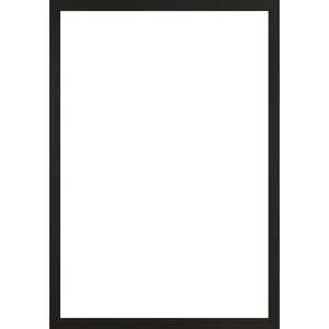 Telaio in legno Walther Siviglia nero 42x59,4 cm vetro trasparente