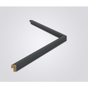Walther Cornice in legno Siviglia antracite 10x15 cm vetro trasparente