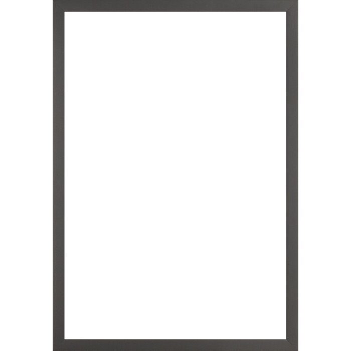 Walther Cornice in legno Siviglia antracite 25x80 cm vetro chiaro