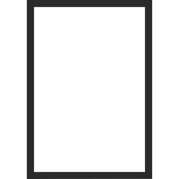 Walther cornice in legno Valencia vetro trasparente nero 30x45 cm