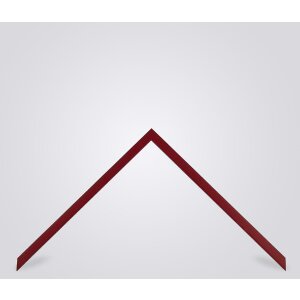 Walther cornice in legno Valencia vetro trasparente rosso 45x60 cm