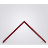 Walther Cornice in legno Valencia vetro trasparente rosso 50x65 cm